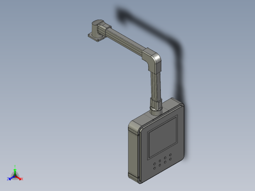 工业控制面板3D模型