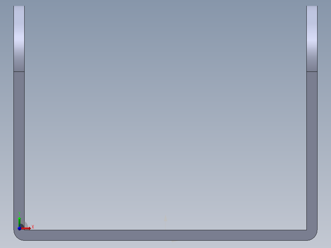 舵机配件短U2前视图