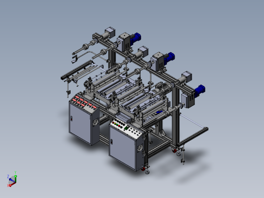 THJ450B.3三座贴合机正等轴测缩略图