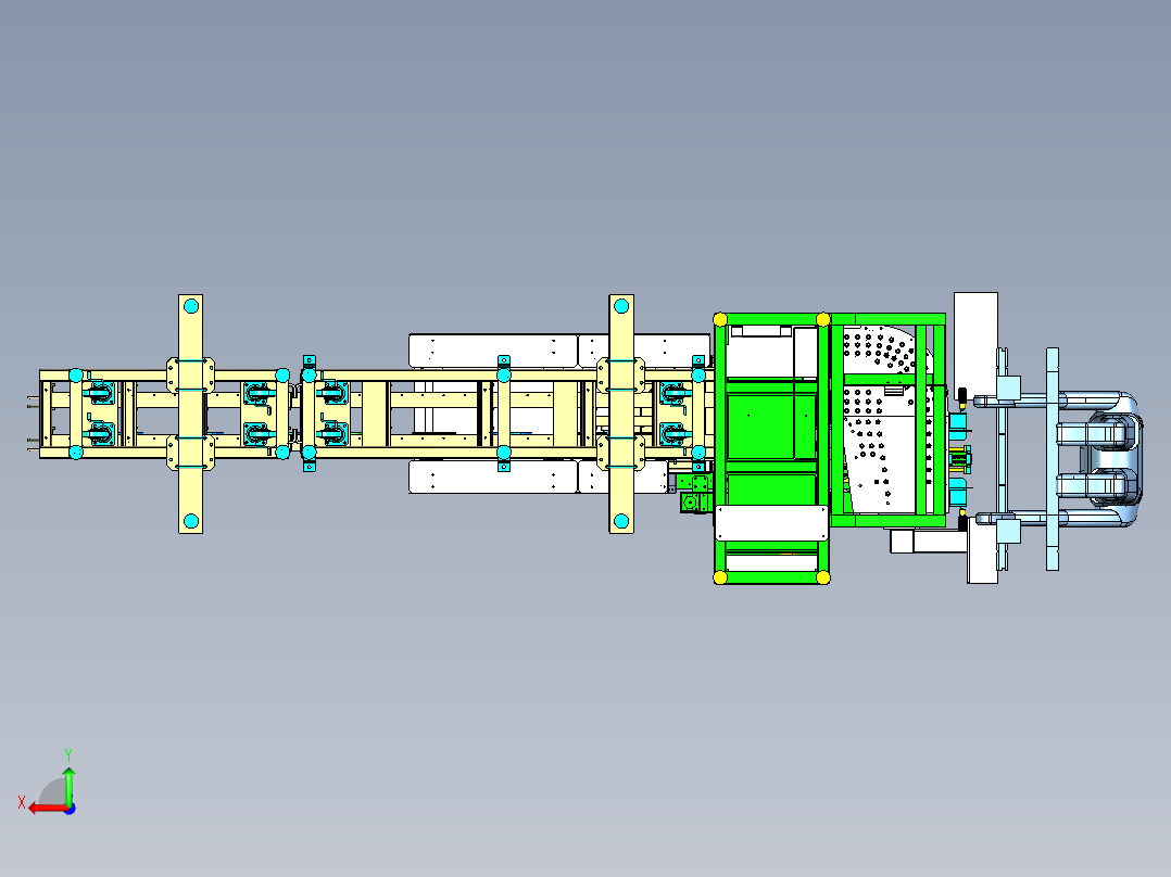 磁盘供应机器后视图