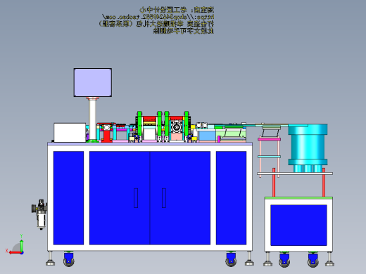 A14_自动化端子连接器折弯成型装塑胶机SW2012后视缩略图