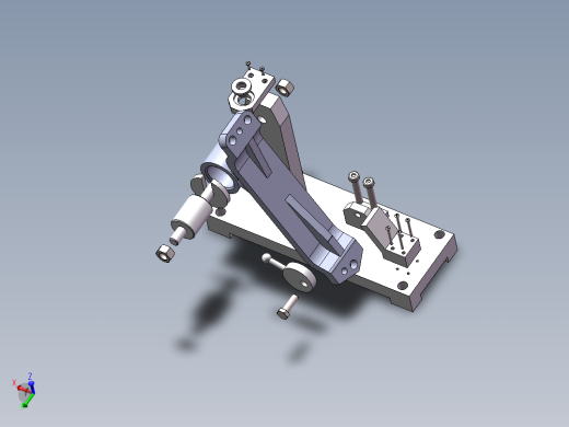 机油泵传动轴支架加工工艺及钻φ11斜孔夹具设计【含三维SolidWorks和UG】