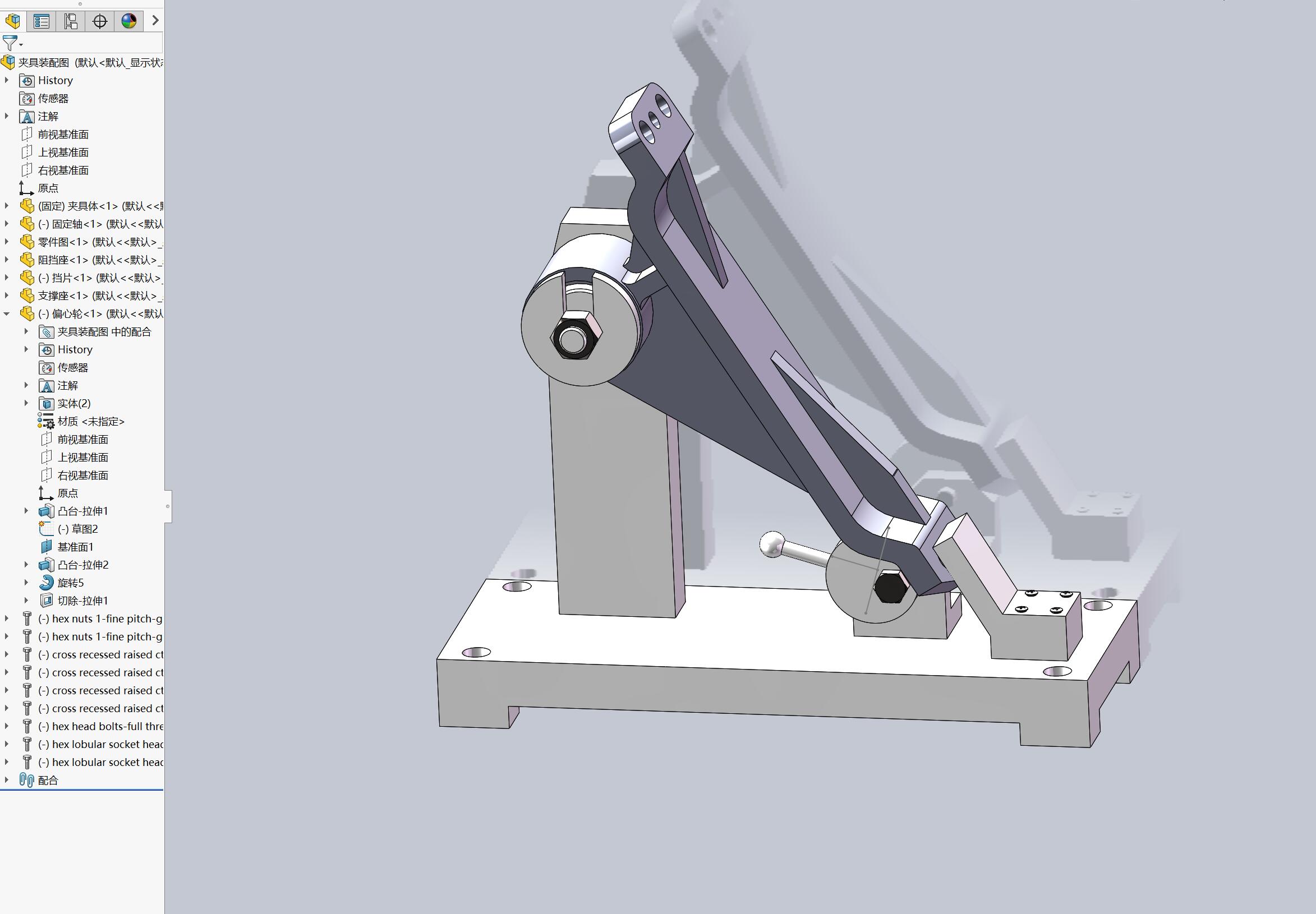 机油泵传动轴支架加工工艺及钻φ11斜孔夹具设计【含三维SolidWorks和UG】