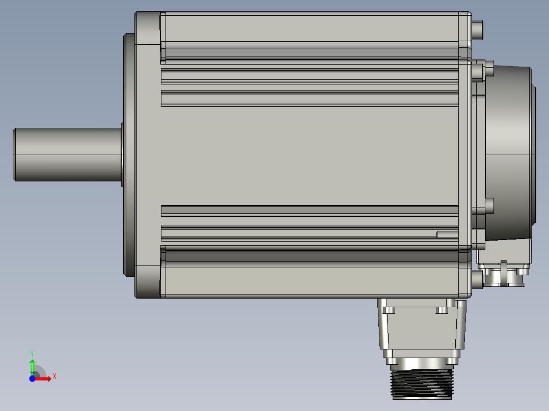 电机MS6G-130CN15B2-42P3前视图