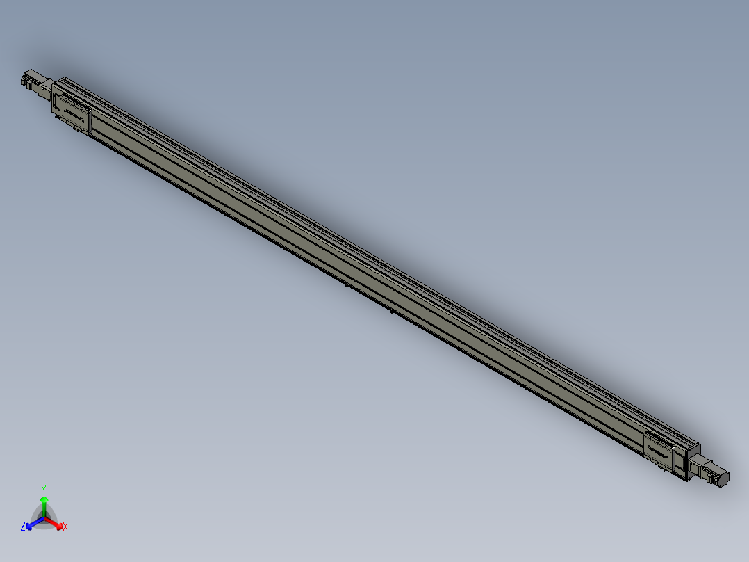 威洛博双电机滑台-VC14D2-S1500-BC-P40-C6主视图