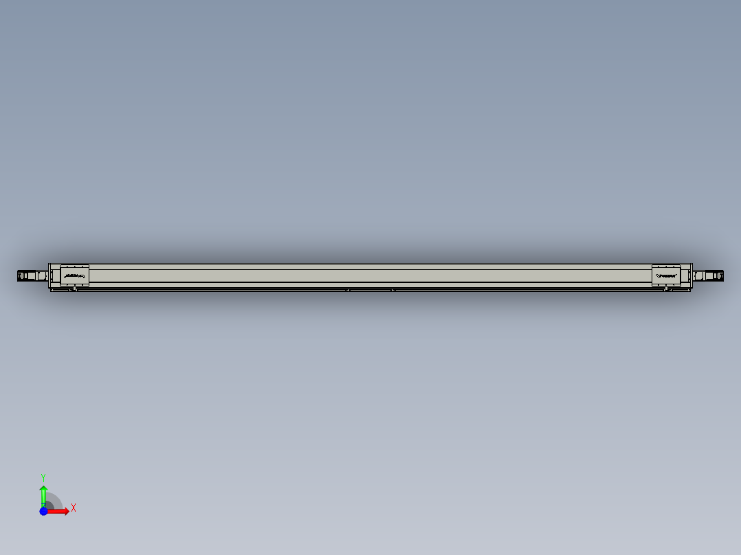 威洛博双电机滑台-VC14D2-S1500-BC-P40-C6前视图