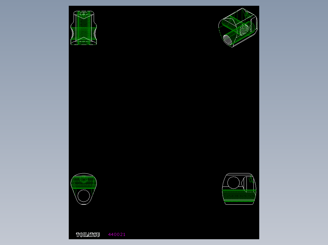 連結座MSR-2D多系列多零件图纸模型