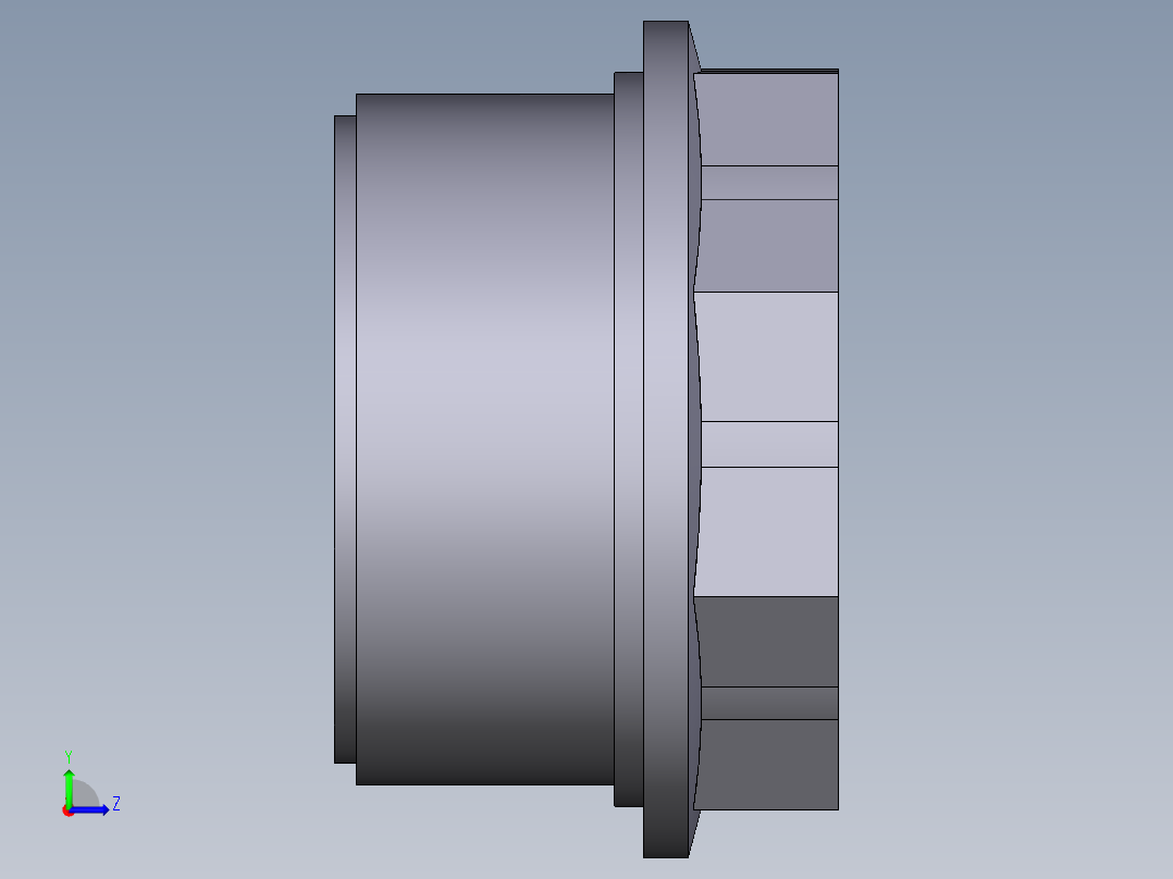 24DFV 还原布什与BSP的阳螺纹端（R）和BSP螺纹母端（R1降低）左视图