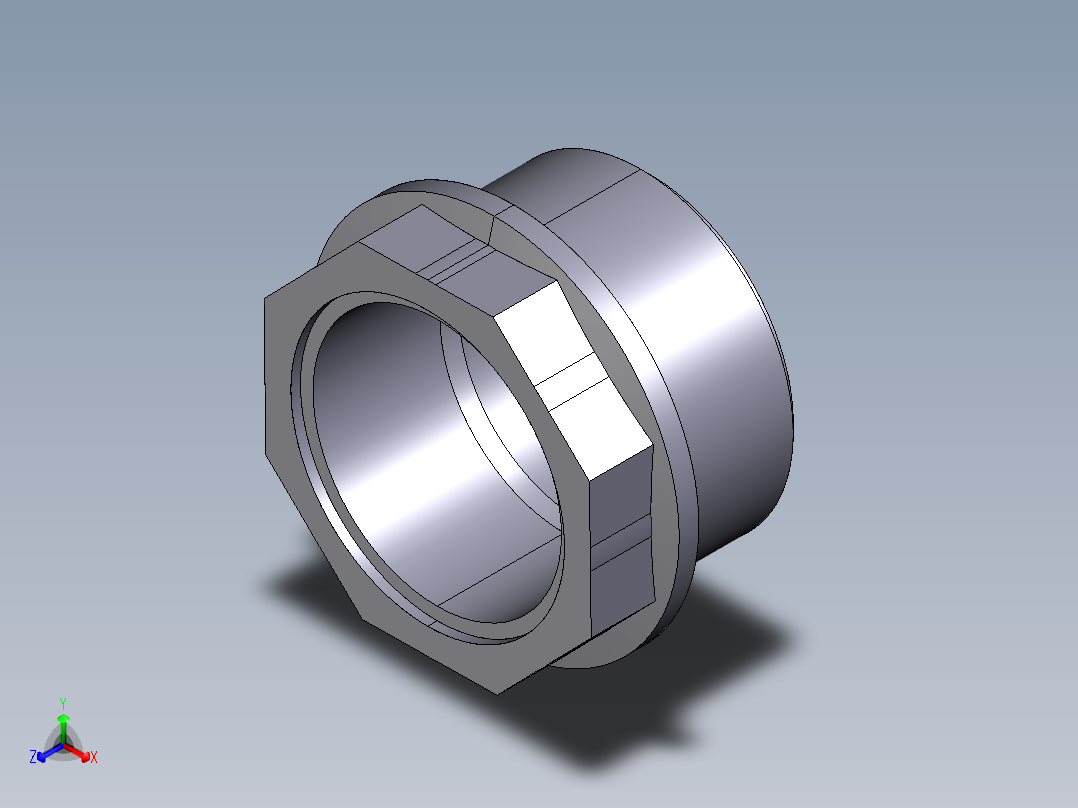 24DFV 还原布什与BSP的阳螺纹端（R）和BSP螺纹母端（R1降低）正等轴测图