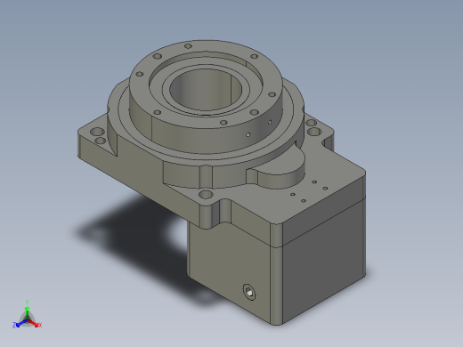 中空旋转平台KFN85-5模型(8-26 38.1-2 4-4.5-47.14-47.14)