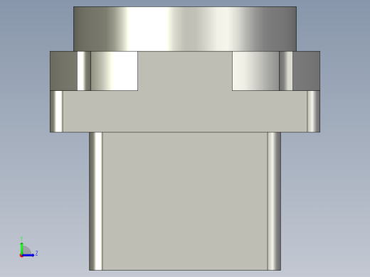 中空旋转平台KFN85-5模型(8-26 38.1-2 4-4.5-47.14-47.14)左视缩略图