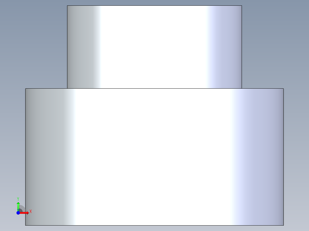聚氯乙烯配件13-Sch80_ReducerCoupling_FPTxFPT_830-167_1.25in x 0.75in前视图