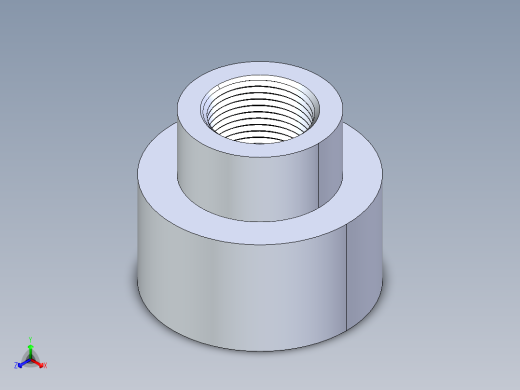 聚氯乙烯配件13-Sch80_ReducerCoupling_FPTxFPT_830-167_1.25in x 0.75in正等轴测缩略图