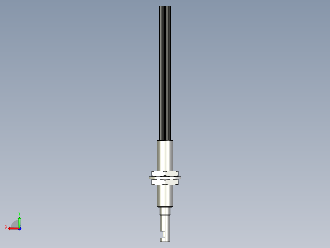 侧视光纤_漫反射型FR-F612-I后视图