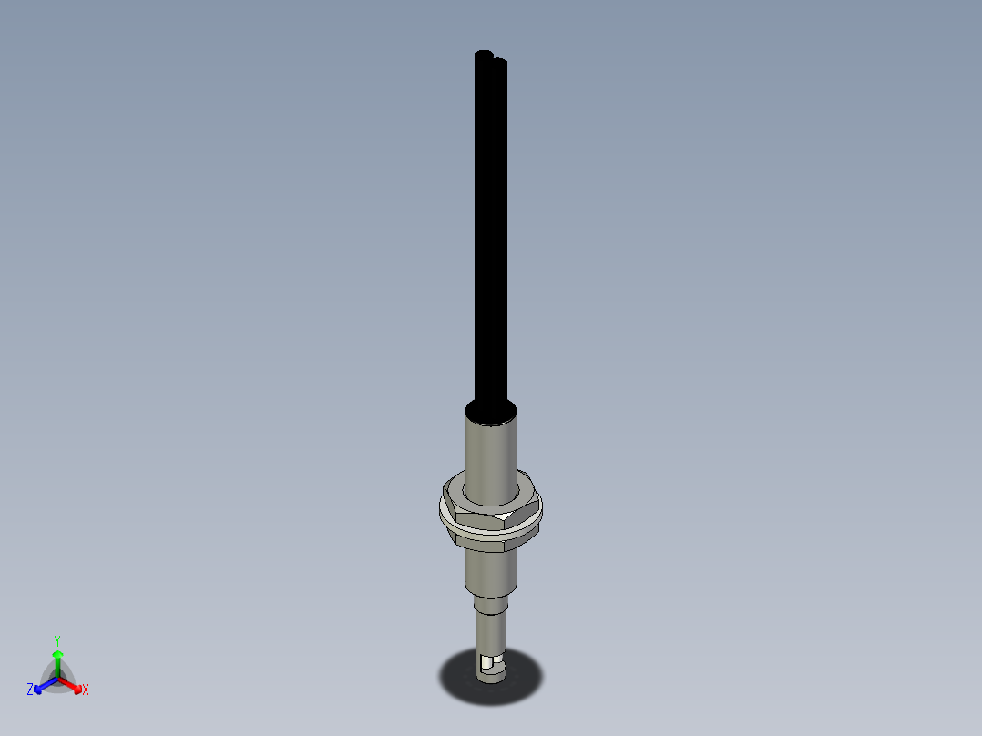侧视光纤_漫反射型FR-F612-I正等轴测图