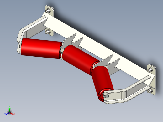 DTII(A)型带式输送机35°槽型托辊 50C314