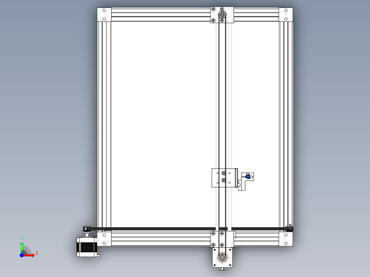 自动写字机模型前视缩略图