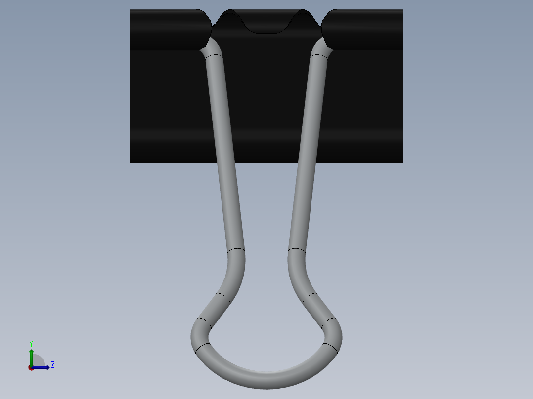 文件夹子左视图