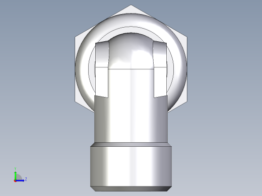 卡套式工业通用硬管接头EO_Bulkhead_elbow_WSV08SOMD71左视缩略图