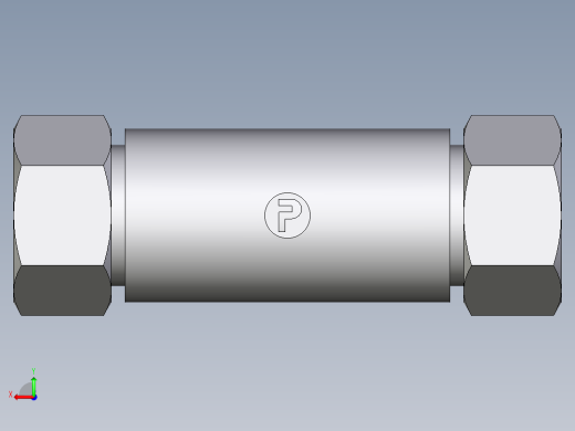 卡套式工业通用硬管接头EO_Weld_bulkhead_fitting_ESV18L后视缩略图