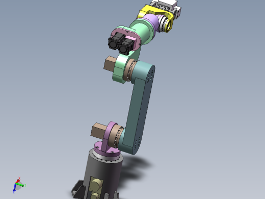 5自由度机器人 固定