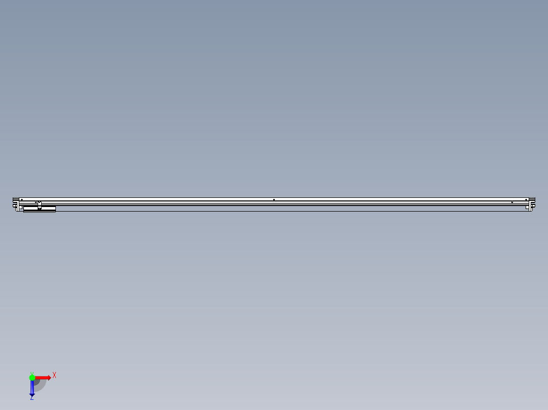 威洛博VL系列3d模型模组VL14S2Y-S2650俯视图