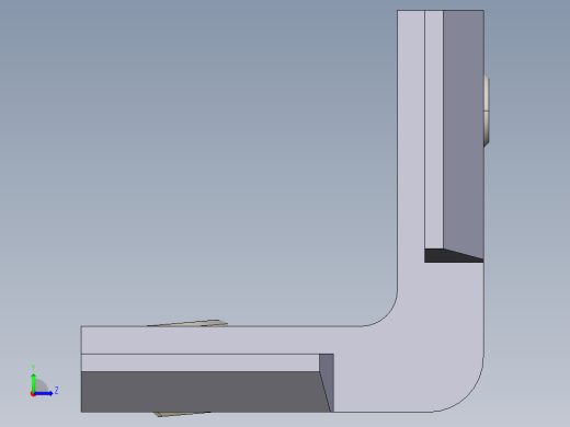 型材-BR 6-6 INNER BRACKET 3842535575左视缩略图