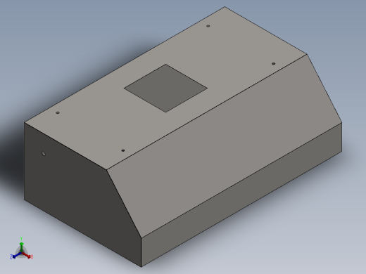 厨房油烟机、厨房天篷正等轴测缩略图