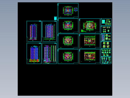 某高层单身公寓施工图