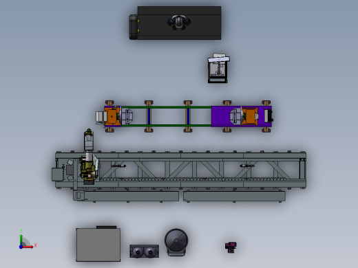 焊接机械手与变位机调试模拟sw18前视缩略图