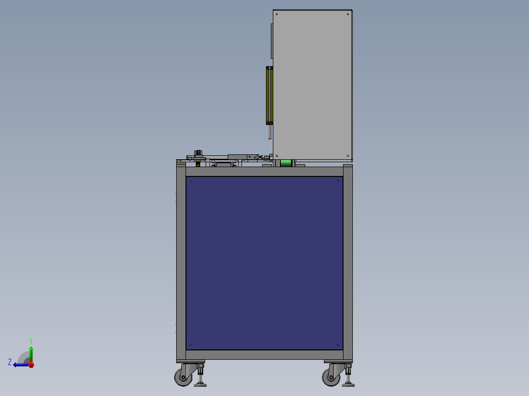 中宝磨牛设备sw18可编辑右视图