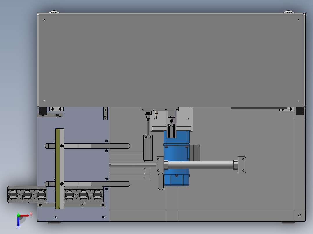 中宝磨牛设备sw18可编辑俯视图