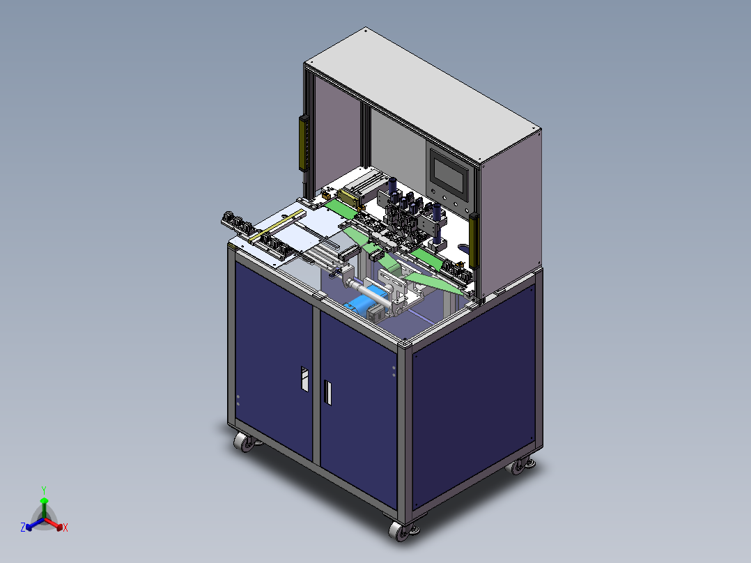 中宝磨牛设备sw18可编辑正等轴测图