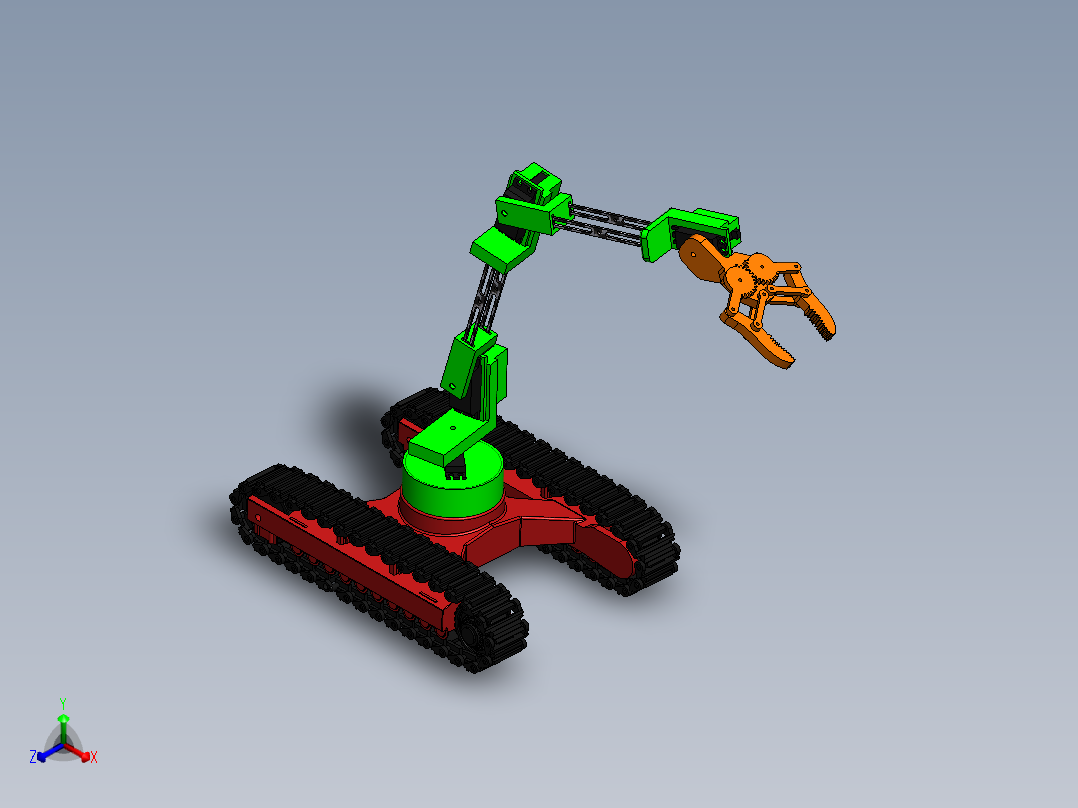 AGV小车、AGV(146)正等轴测图