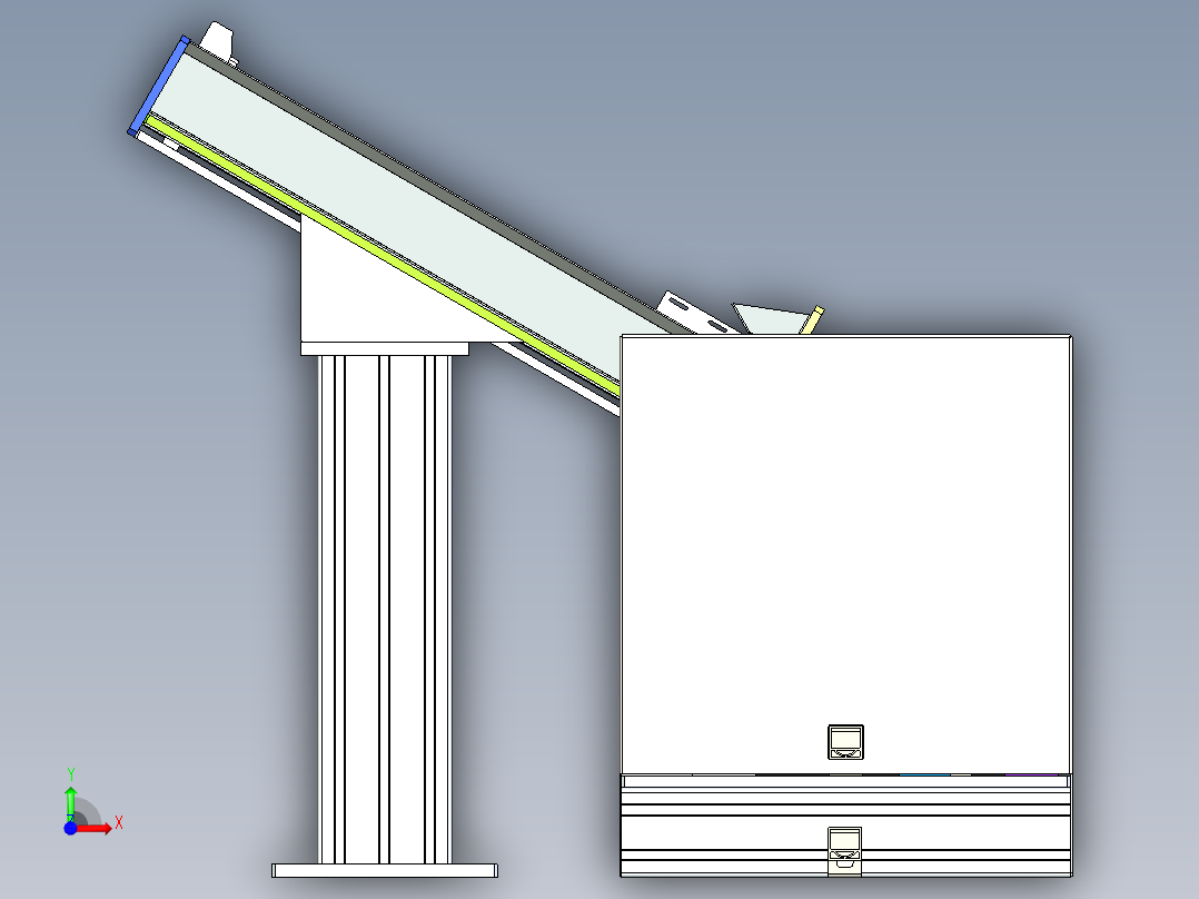 翻转40度连杆前视图