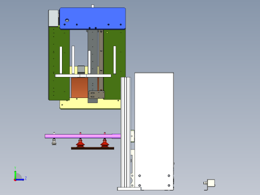 翻转40度连杆左视缩略图