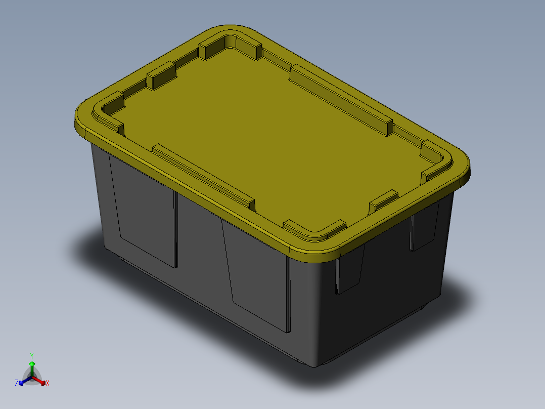 篮子(25)正等轴测图