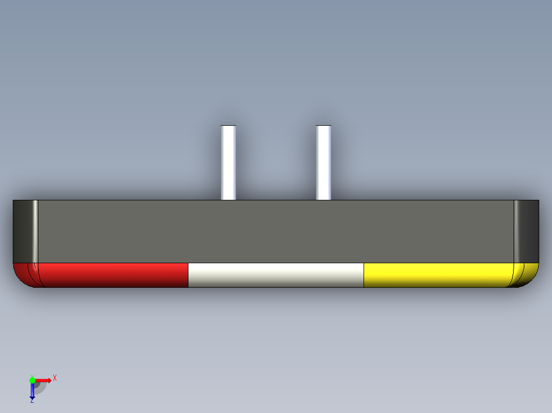 B2005147-波莱罗 半挂车 尾灯俯视图