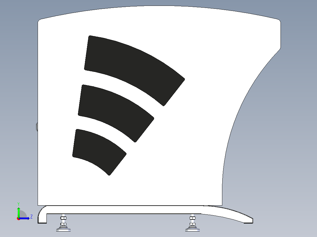 豪华钢木操作台左视图