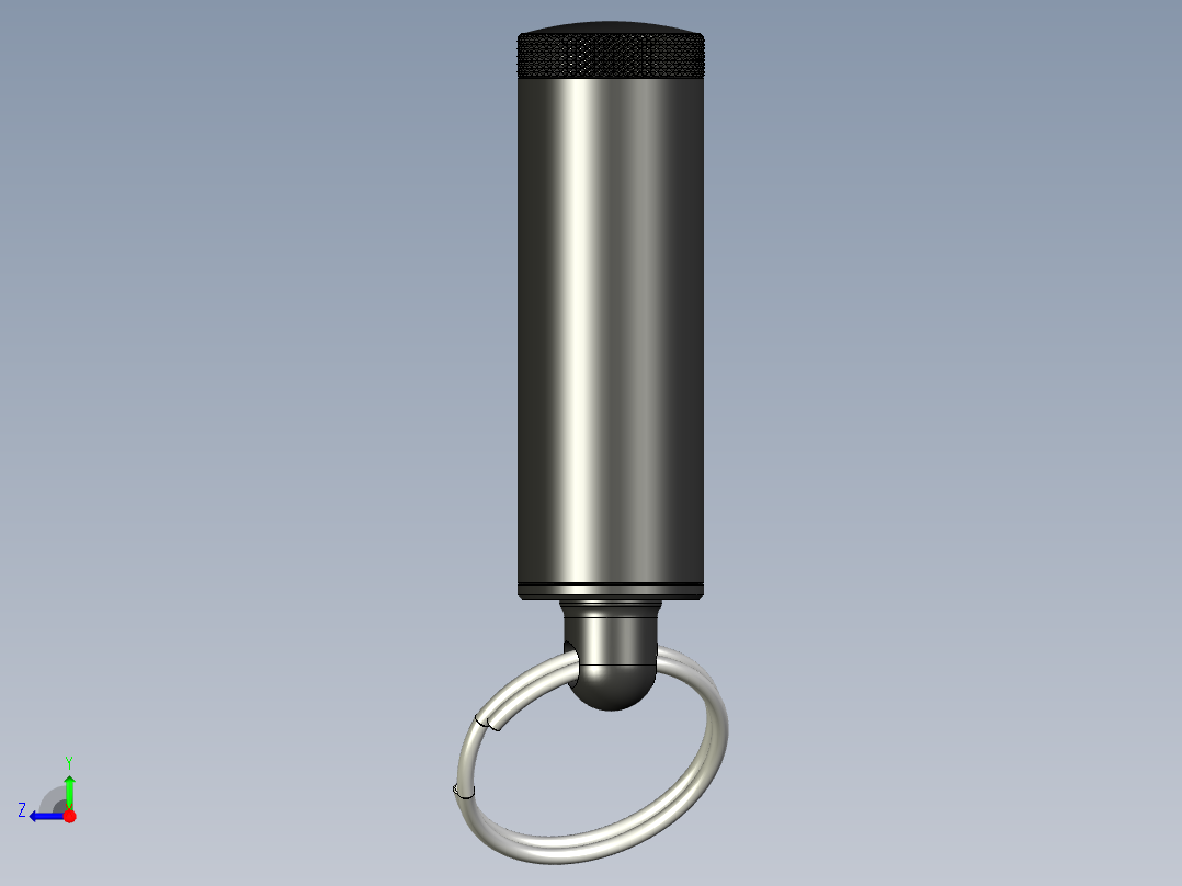 手枪左轮冲锋枪老式狙击步枪设计3D图纸pen-gun-suppressor-1 1 STP右视图