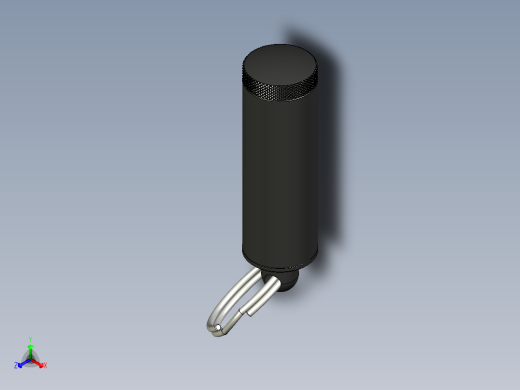 手枪左轮冲锋枪老式狙击步枪设计3D图纸pen-gun-suppressor-1 1 STP正等轴测缩略图