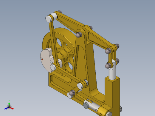 蒸汽机sa-2-205-1838-模型格式为 sw