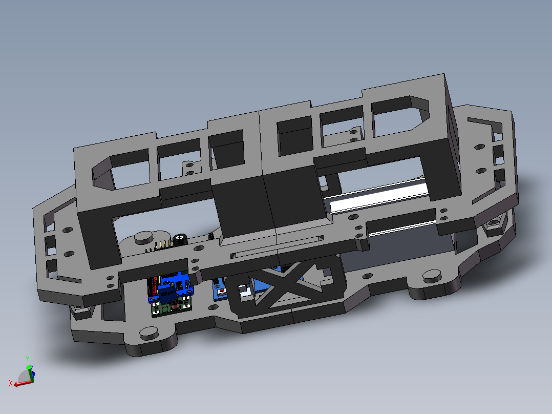 四足爬行机器人  sw22