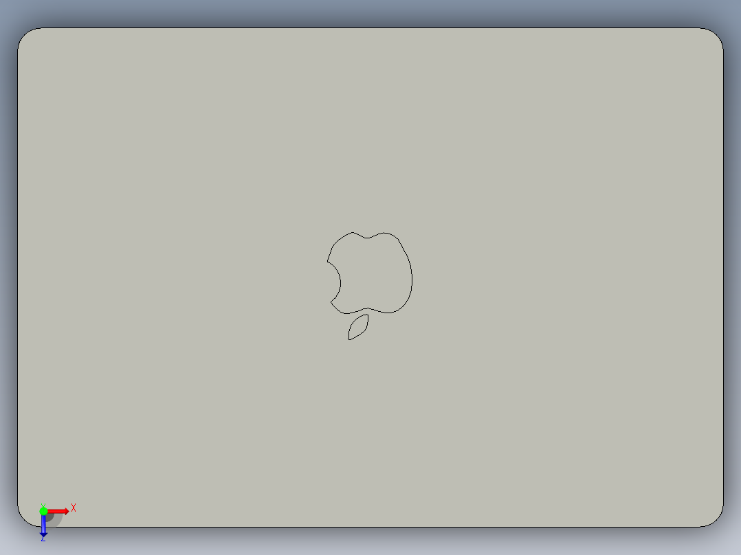 macbook air 2022 m2 14俯视图