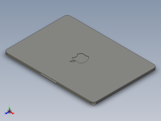 macbook air 2022 m2 14正等轴测缩略图