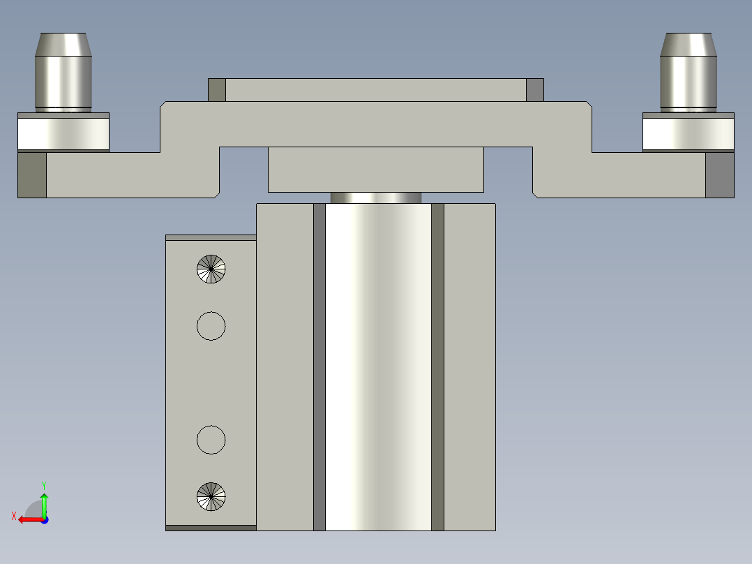 TTK3V10-04-06-00定位气缸组件1后视图