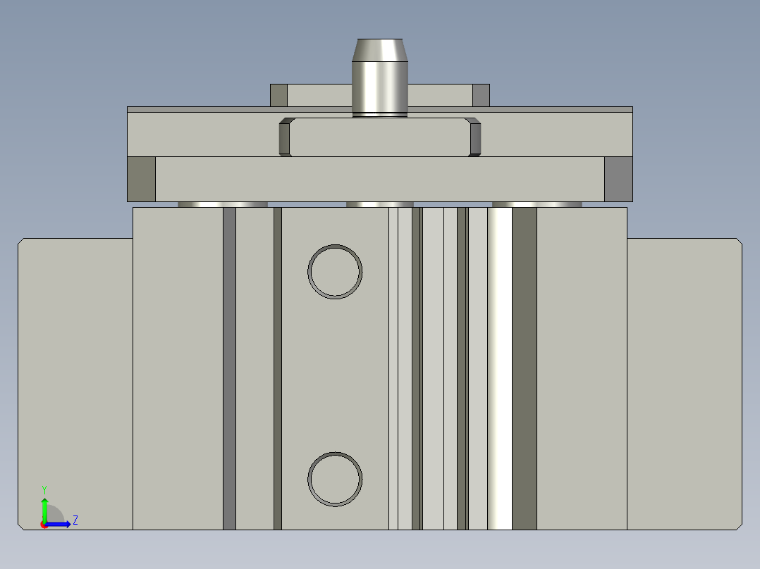 TTK3V10-04-06-00定位气缸组件1左视图