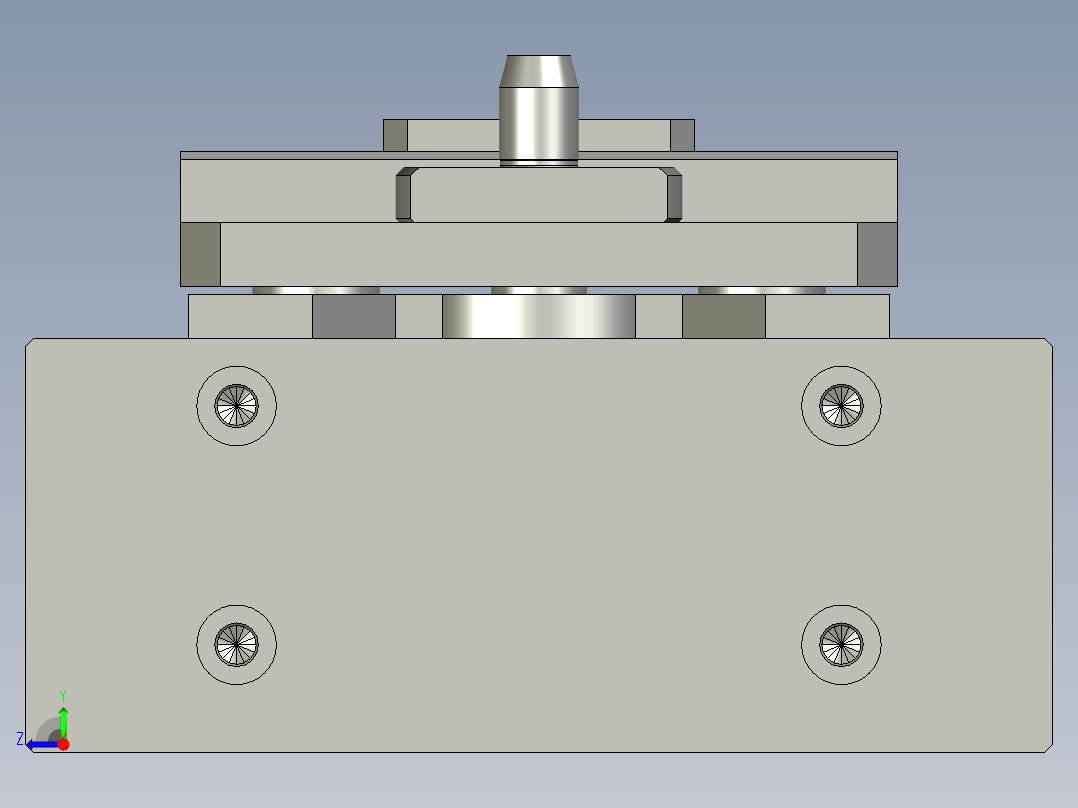 TTK3V10-04-06-00定位气缸组件1右视图