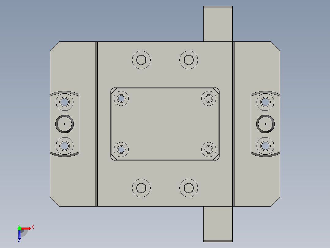 TTK3V10-04-06-00定位气缸组件1俯视图