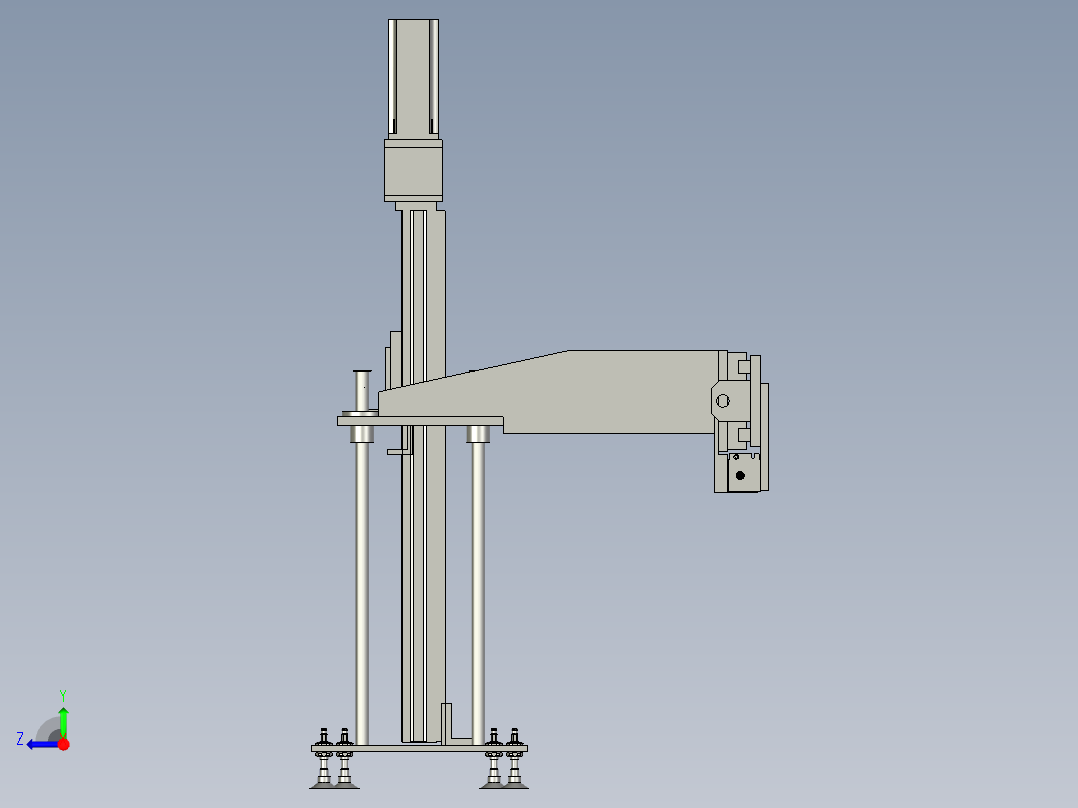 送料装置-横-60-AB右视图